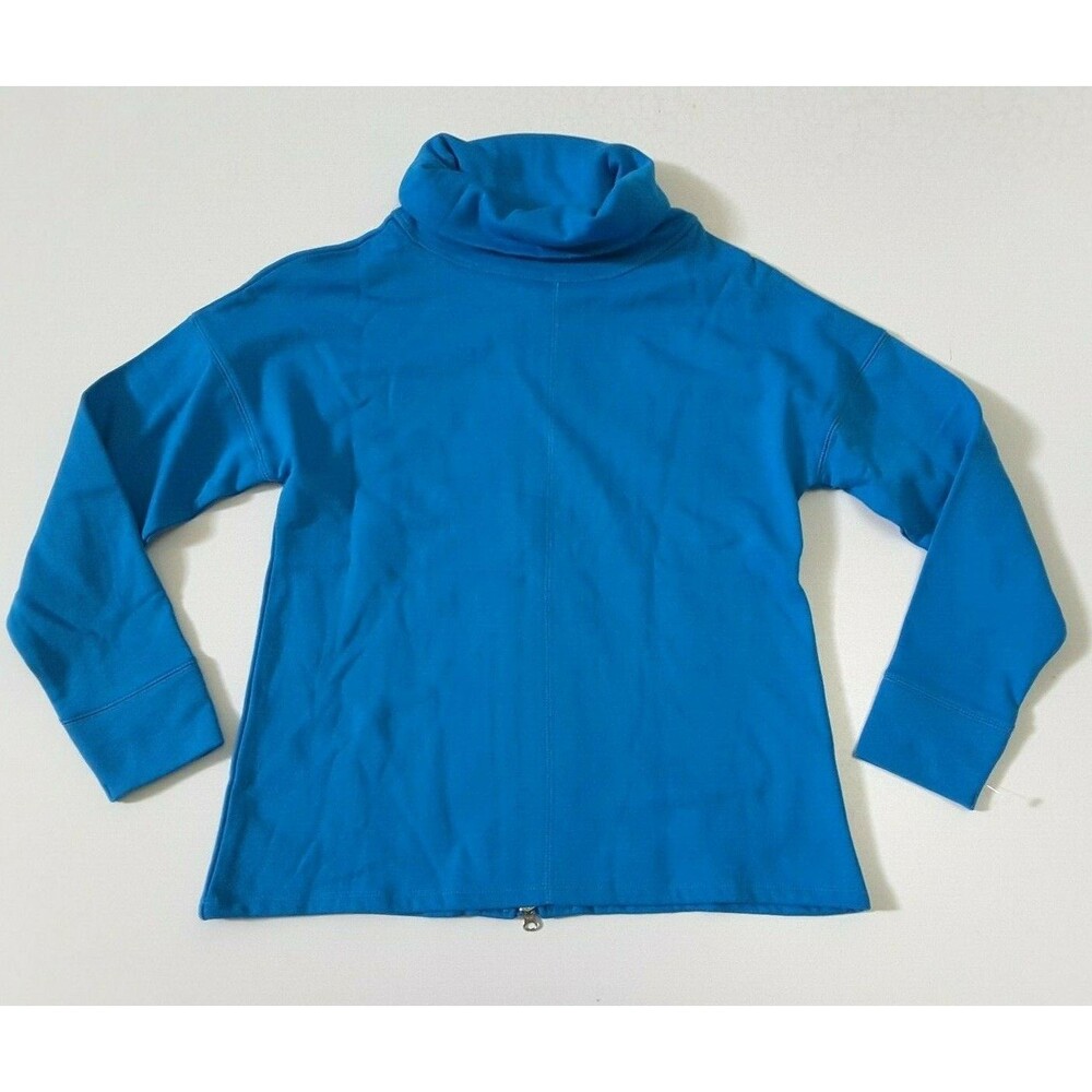 Ruby Ribbon Women's Zip Back Funnel Neck Sweatshirt Multiple Sizes